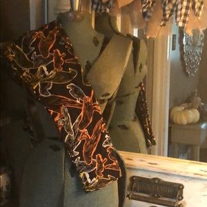 LuLa Roe Raven Black, Orange, and Yellow Leggings